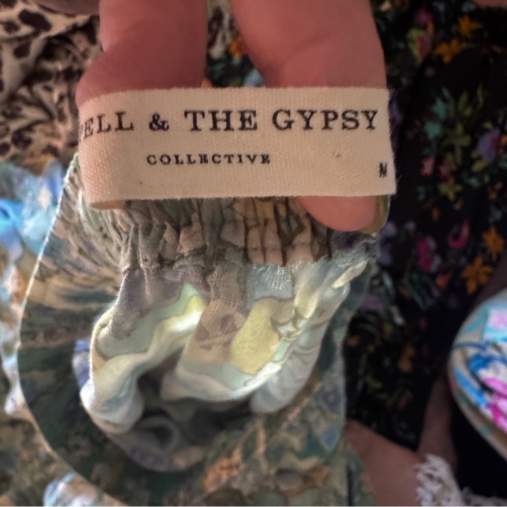 Spell Amthyst Maxi Skirt in Blue - Picture 6 of 6
